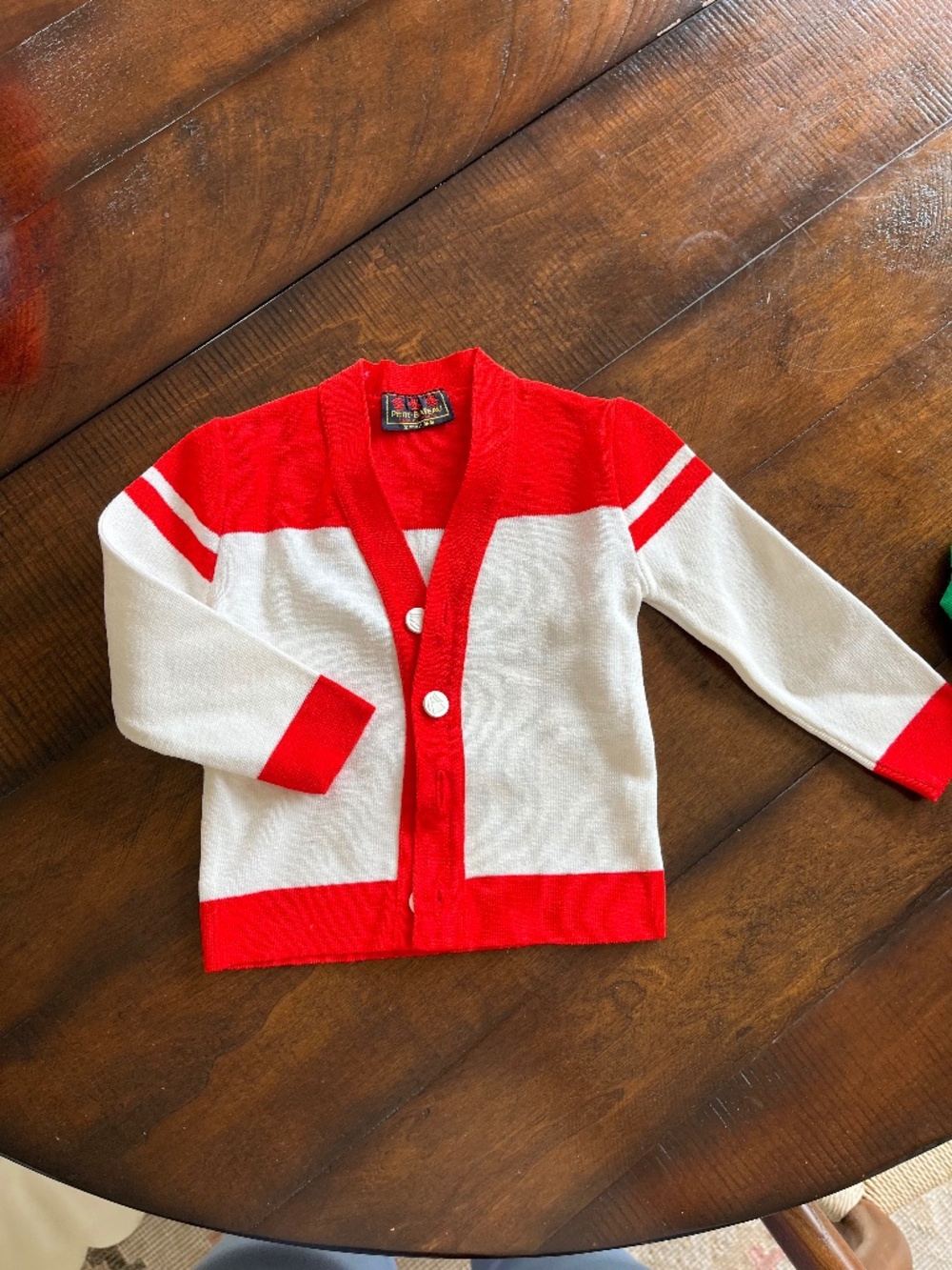 Vintage Petit Bateau 2ans/68 V Neck Cardigan